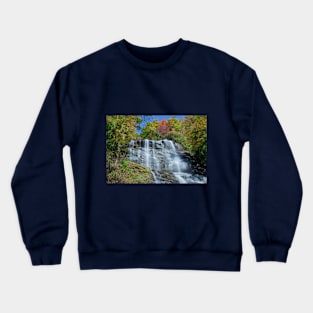 Amicalola Falls, Georgia, in Autumn Crewneck Sweatshirt